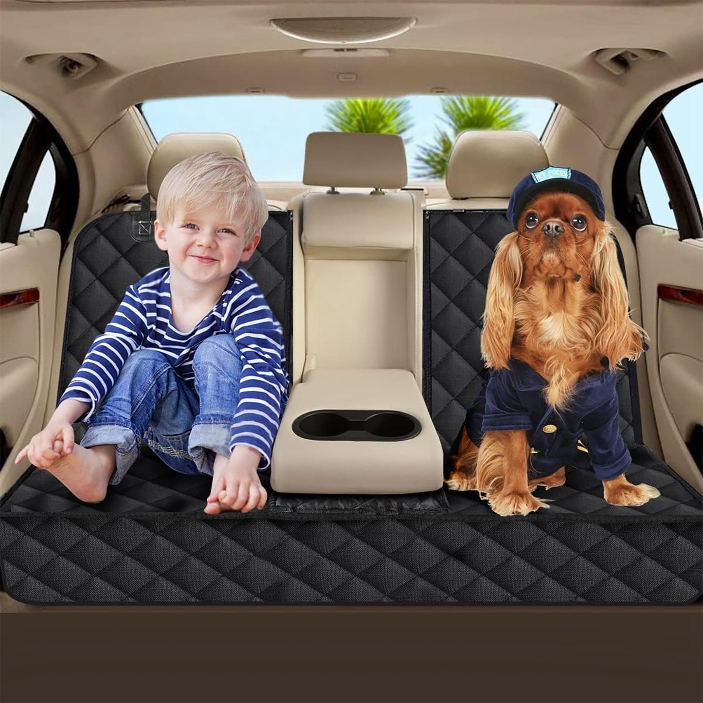 Car Seat Cover W. Seat Belt